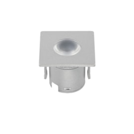 SPOT DE EMBUTIR LED QUADRADO PARA MOVELARIA MDF 3000K 1W BIVOLT 3,5X3,5X2,9CM ABS PRATA | SKYLIGHT SKY-1001Q/PR SPOT DE EMBUTIR LED QUADRADO PARA MOVELARIA MDF 3000K 1W BIVOLT 3,5X3,5X2,9CM ABS PRATA | SKYLIGHT SKY-1001Q/PR