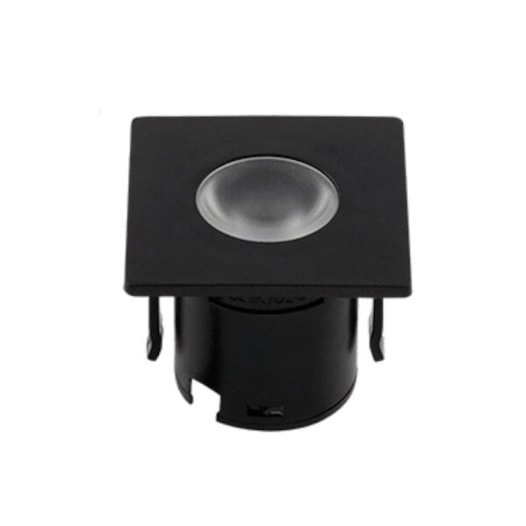 SPOT DE EMBUTIR LED QUADRADO PARA MOVELARIA MDF 3000K 1W BIVOLT 3,5X3,5X2,9CM ABS PRETO | SKYLIGHT SKY-1001Q/PT SPOT DE EMBUTIR LED QUADRADO PARA MOVELARIA MDF 3000K 1W BIVOLT 3,5X3,5X2,9CM ABS PRETO | SKYLIGHT SKY-1001Q/PT