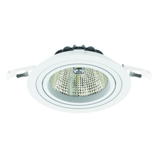 SPOT DE EMBUTIR LED REDONDO BIVOLT 10º 10W 3000K | INTERLIGHT IL-DB16-ECO-FE-W