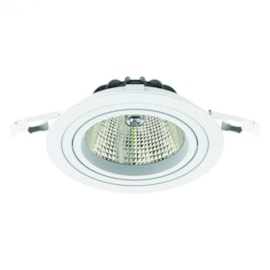 SPOT DE EMBUTIR LED REDONDO BIVOLT 36º 20W 3000K | INTERLIGHT IL-DB17-ECO-AB-W