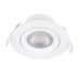 SPOT DE EMBUTIR LED REDONDO FOCO DIRECIONÁVEL 3000K 3W BIVOLT Ø7,5X4CM ABS BRANCO | GAYA 9965