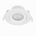 SPOT DE EMBUTIR LED REDONDO FOCO DIRECIONÁVEL 3000K 5W BIVOLT Ø9X4CM ABS BRANCO | GAYA 9968