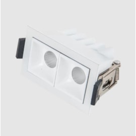 SPOT DE EMBUTIR LED VIGO RETANGULAR 2 FOCOS 2700K 4W BIVOLT 7,5X4,5X5CM ALUMÍNIO E POLICARBONATO BRANCO | PIX ILUMINAÇÃO SPOT DE EMBUTIR LED VIGO RETANGULAR 2 FOCOS 2700K 4W BIVOLT 7,5X4,5X5CM ALUMÍNIO E POLICARBONATO BRANCO | PIX ILUMINAÇÃO