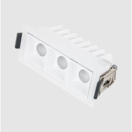 SPOT DE EMBUTIR LED VIGO RETANGULAR 3 FOCOS 2700K 6W BIVOLT 10,5X4,5X5CM ALUMÍNIO E POLICARBONATO BRANCO | PIX ILUMINAÇÃ SPOT DE EMBUTIR LED VIGO RETANGULAR 3 FOCOS 2700K 6W BIVOLT 10,5X4,5X5CM ALUMÍNIO E POLICARBONATO BRANCO | PIX ILUMINAÇÃ