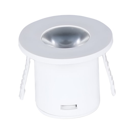 SPOT DE EMBUTIR LED YASA MINI REDONDO ACOMPANHAM 2 SPOTS 3000K 1W BIVOLT BRANCO | NORDECOR 6327 SPOT DE EMBUTIR LED YASA MINI REDONDO ACOMPANHAM 2 SPOTS 3000K 1W BIVOLT BRANCO | NORDECOR 6327