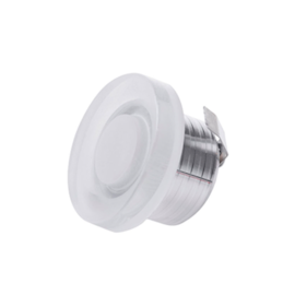 SPOT DE EMBUTIR LED ZILY REDONDO MINI 3000K 3W BIVOLT Ø4,3X3,1CM METAL BRANCO | NORDECOR 6156