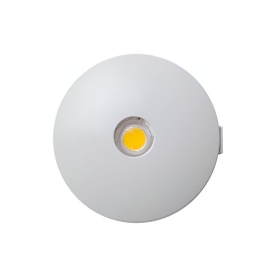 SPOT DE EMBUTIR LED ZORA REDONDO MINI 3000K 1W BIVOLT BRANCO | NORDECOR 6157