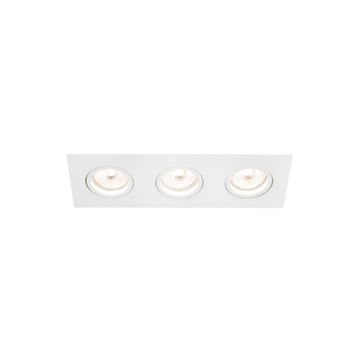 SPOT DE EMBUTIR LISSE II 3 PAR20 LED 120X334X110MM | NEWLINE M55533 SPOT DE EMBUTIR LISSE II 3 PAR20 LED 120X334X110MM | NEWLINE M55533