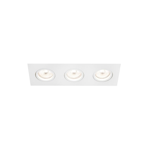 SPOT DE EMBUTIR LISSE II 3 PAR20 LED 120X334X110MM | NEWLINE M55533