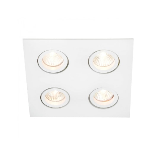 SPOT DE EMBUTIR LISSE II 4 AR70 LED 227X227X70MM | NEWLINE M55544