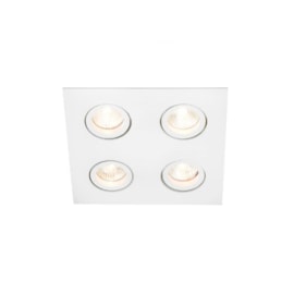 SPOT DE EMBUTIR LISSE II 4 PAR16 LED 180X180X70MM | NEWLINE M55524