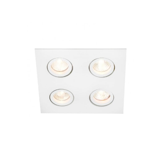 SPOT DE EMBUTIR LISSE II 4 PAR16 LED 180X180X70MM | NEWLINE M55524 SPOT DE EMBUTIR LISSE II 4 PAR16 LED 180X180X70MM | NEWLINE M55524
