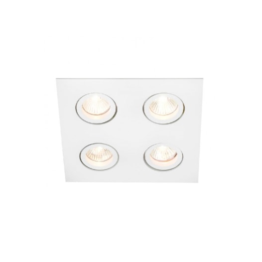 SPOT DE EMBUTIR LISSE II 4 PAR16 LED 180X180X70MM | NEWLINE M55524