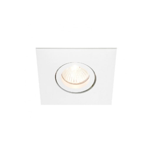 SPOT DE EMBUTIR LISSE II QUADRADO 1 MINI DICROICA LED 50W 79X79X50MM | NEWLINE M55501