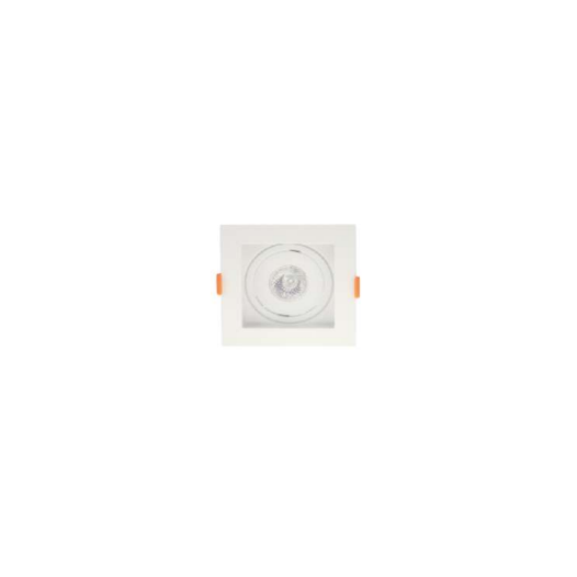 SPOT DE EMBUTIR MODULAR ALUMÍNIO E ABS BRANCO 40W 1XGU10 | HEVVY T056 O-130 MR11 BC SPOT DE EMBUTIR MODULAR ALUMÍNIO E ABS BRANCO 40W 1XGU10 | HEVVY T056 O-130 MR11 BC