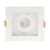 SPOT DE EMBUTIR MODULAR ALUMÍNIO E ABS BRANCO 40W 1XGU10 | HEVVY T056 O-130 MR11 BC SPOT DE EMBUTIR MODULAR ALUMÍNIO E ABS BRANCO 40W 1XGU10 | HEVVY T056 O-130 MR11 BC