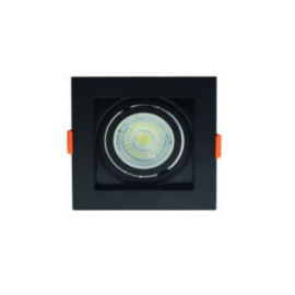 SPOT DE EMBUTIR MODULAR ALUMÍNIO E ABS PRETO 40W 1XGU10 | HEVVY T059 O-131 MR16 SPOT DE EMBUTIR MODULAR ALUMÍNIO E ABS PRETO 40W 1XGU10 | HEVVY T059 O-131 MR16