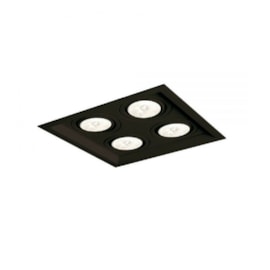 SPOT DE EMBUTIR NO FRAME II QUADRADO QUÁDRUPLO AR70 19,8X19,8X10CM ALUMÍNIO | NEWLINE IN61344 SPOT DE EMBUTIR NO FRAME II QUADRADO QUÁDRUPLO AR70 19,8X19,8X10CM ALUMÍNIO | NEWLINE IN61344