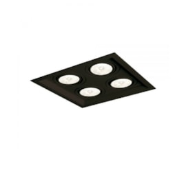 SPOT DE EMBUTIR NO FRAME II QUADRADO QUÁDRUPLO PAR30 28,1X28,1X16CM ALUMÍNIO | NEWLINE IN60364 SPOT DE EMBUTIR NO FRAME II QUADRADO QUÁDRUPLO PAR30 28,1X28,1X16CM ALUMÍNIO | NEWLINE IN60364