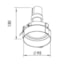 SPOT DE EMBUTIR NO FRAME II REDONDO PAR20 Ø9,5X13CM ALUMÍNIO | NEWLINE M60531