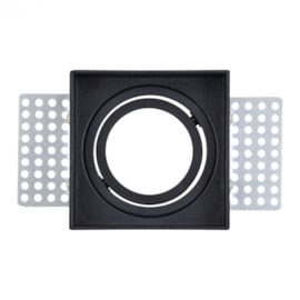 SPOT DE EMBUTIR NO FRAME QUADRADO DIRECIONÁVEL PAR20 11X11X3CM PVC PRETO | GAYA 8269 SPOT DE EMBUTIR NO FRAME QUADRADO DIRECIONÁVEL PAR20 11X11X3CM PVC PRETO | GAYA 8269