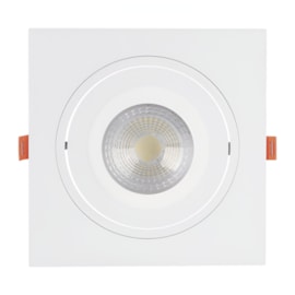 SPOT DE EMBUTIR PLANO QUADRADO 17X17X2,7CM POLICARBONATO BRANCO | NORDECOR 6294 SPOT DE EMBUTIR PLANO QUADRADO 17X17X2,7CM POLICARBONATO BRANCO | NORDECOR 6294