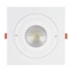 SPOT DE EMBUTIR PLANO QUADRADO 17X17X2,7CM POLICARBONATO BRANCO | NORDECOR 6294 SPOT DE EMBUTIR PLANO QUADRADO 17X17X2,7CM POLICARBONATO BRANCO | NORDECOR 6294
