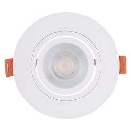 SPOT DE EMBUTIR PLANO REDONDO Ø10,2X2,5CM POLICARBONATO BRANCO | NORDECOR 6278 SPOT DE EMBUTIR PLANO REDONDO Ø10,2X2,5CM POLICARBONATO BRANCO | NORDECOR 6278