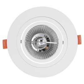 SPOT DE EMBUTIR PLANO REDONDO Ø13X2,7CM POLICARBONATO BRANCO | NORDECOR 6284 SPOT DE EMBUTIR PLANO REDONDO Ø13X2,7CM POLICARBONATO BRANCO | NORDECOR 6284