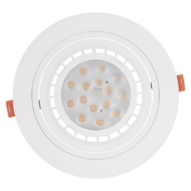 SPOT DE EMBUTIR PLANO REDONDO Ø17X2,7CM POLICARBONATO BRANCO | NORDECOR 6286 SPOT DE EMBUTIR PLANO REDONDO Ø17X2,7CM POLICARBONATO BRANCO | NORDECOR 6286