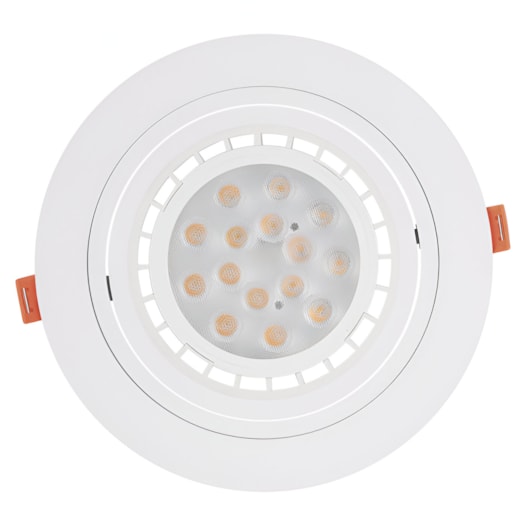 SPOT DE EMBUTIR PLANO REDONDO Ø17X2,7CM POLICARBONATO BRANCO | NORDECOR 6286 SPOT DE EMBUTIR PLANO REDONDO Ø17X2,7CM POLICARBONATO BRANCO | NORDECOR 6286