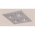 SPOT DE EMBUTIR QUADRADO 25,5X25,5X11,5CM 4X PAR30 E27 ALUMÍNIO | BELLUCE G8504 SPOT DE EMBUTIR QUADRADO 25,5X25,5X11,5CM 4X PAR30 E27 ALUMÍNIO | BELLUCE G8504