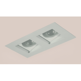SPOT DE EMBUTIR RECUADO 24,2X13X11CM 2X PAR30 E27 | BELLUCE G7052 SPOT DE EMBUTIR RECUADO 24,2X13X11CM 2X PAR30 E27 | BELLUCE G7052