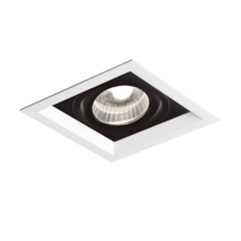 SPOT DE EMBUTIR RECUADO CHANFRADO QUADRADO AR111 17,9X17,9X8,5CM ALUMÍNIO | NEWLINE IN51351 SPOT DE EMBUTIR RECUADO CHANFRADO QUADRADO AR111 17,9X17,9X8,5CM ALUMÍNIO | NEWLINE IN51351