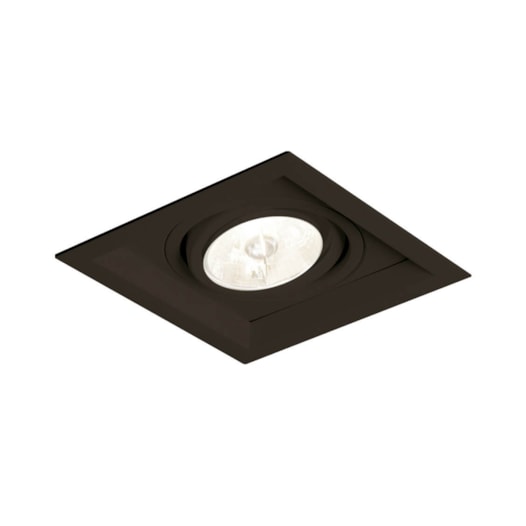 SPOT DE EMBUTIR RECUADO CHANFRADO QUADRADO AR111 17,9X17,9X8,5CM ALUMÍNIO | NEWLINE M51351 SPOT DE EMBUTIR RECUADO CHANFRADO QUADRADO AR111 17,9X17,9X8,5CM ALUMÍNIO | NEWLINE M51351