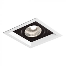 SPOT DE EMBUTIR RECUADO CHANFRADO QUADRADO AR70 13,8X13,8X8CM ALUMÍNIO | NEWLINE IN51341 SPOT DE EMBUTIR RECUADO CHANFRADO QUADRADO AR70 13,8X13,8X8CM ALUMÍNIO | NEWLINE IN51341