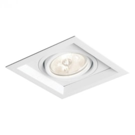 SPOT DE EMBUTIR RECUADO CHANFRADO QUADRADO PAR30 17,9X17,9X15CM ALUMÍNIO | NEWLINE IN51361 SPOT DE EMBUTIR RECUADO CHANFRADO QUADRADO PAR30 17,9X17,9X15CM ALUMÍNIO | NEWLINE IN51361