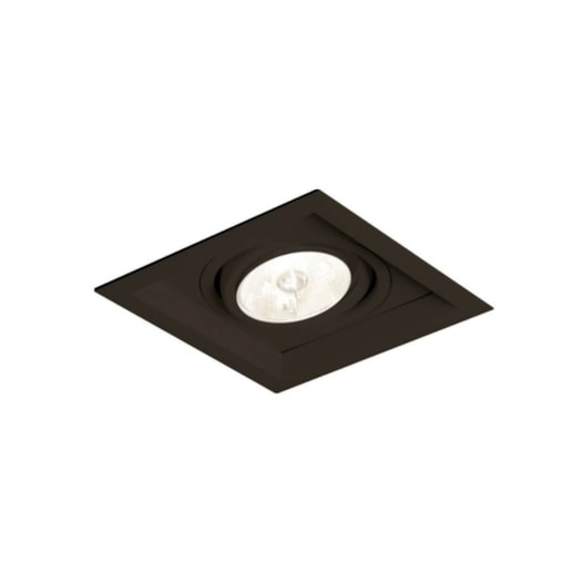 SPOT DE EMBUTIR RECUADO CHANFRADO QUADRADO PAR30 17,9X17,9X15CM ALUMÍNIO | NEWLINE M51361 SPOT DE EMBUTIR RECUADO CHANFRADO QUADRADO PAR30 17,9X17,9X15CM ALUMÍNIO | NEWLINE M51361