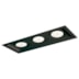 SPOT DE EMBUTIR RECUADO CHANFRADO RETANGULAR TRIPLO AR111 46,9X17,9X8,5CM ALUMÍNIO | NEWLINE M51353