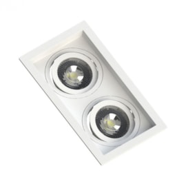 SPOT DE EMBUTIR RECUADO DUPLO PAR20 TERMOPLÁSTICO BRANCO | SAVE ENERGY SE-330.2902 SPOT DE EMBUTIR RECUADO DUPLO PAR20 TERMOPLÁSTICO BRANCO | SAVE ENERGY SE-330.2902