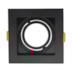 SPOT DE EMBUTIR RECUADO QUADRADO DICROICA PAR16 10,2X10,2X4,15CM PVC PRETO | GAYA 8249 SPOT DE EMBUTIR RECUADO QUADRADO DICROICA PAR16 10,2X10,2X4,15CM PVC PRETO | GAYA 8249