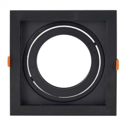 SPOT DE EMBUTIR RECUADO QUADRADO PAR30 17X17X4,3CM PVC PRETO | GAYA 8255 SPOT DE EMBUTIR RECUADO QUADRADO PAR30 17X17X4,3CM PVC PRETO | GAYA 8255