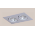 SPOT DE EMBUTIR RETANGULAR 25,5X11,5X12CM 2X PAR20 E27 ALUMÍNIO | BELLUCE G8302