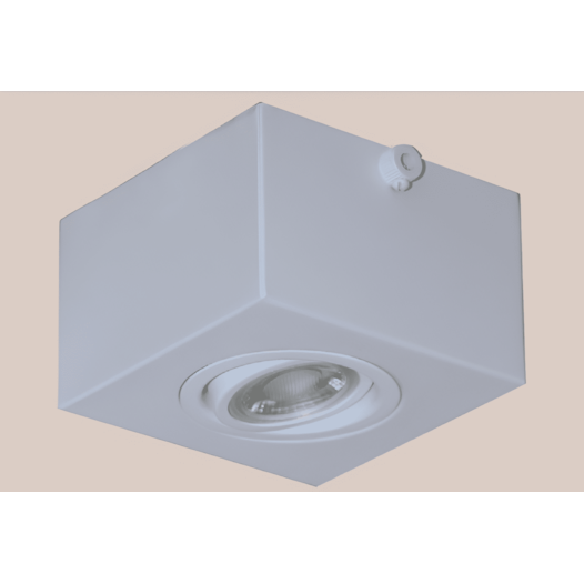 SPOT DE SOBREPOR DIR. COM 1 ENT. 0º FIO EXTERNO 11X11X7CM PAR16 DICROICA MR16 GU10 ALUMÍNIO | BELLUCE G2300/1 SPOT DE SOBREPOR DIR. COM 1 ENT. 0º FIO EXTERNO 11X11X7CM PAR16 DICROICA MR16 GU10 ALUMÍNIO | BELLUCE G2300/1