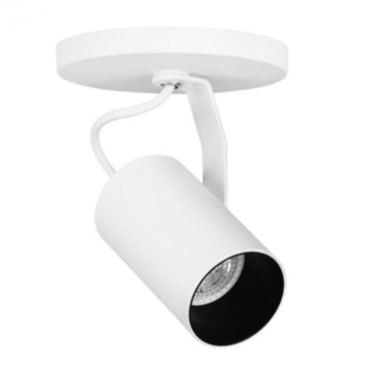 SPOT DE SOBREPOR FLOW DICROICA PAR16 12,5X10,6X11,8CM ALUMÍNIO BRANCO | STELLA STL22001BR