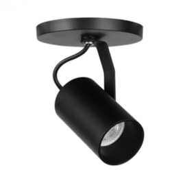 SPOT DE SOBREPOR FLOW DICROICA PAR16 12,5X10,6X11,8CM ALUMÍNIO PRETO | STELLA STL22001PTO SPOT DE SOBREPOR FLOW DICROICA PAR16 12,5X10,6X11,8CM ALUMÍNIO PRETO | STELLA STL22001PTO