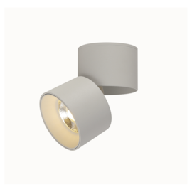 SPOT DE SOBREPOR LED ALNY REDONDO 3000K 10W BIVOLT Ø7X5CM ALUMÍNIO BRANCO | NORDECOR 2134