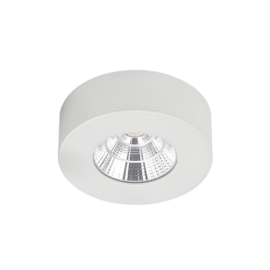 SPOT DE SOBREPOR LED ASIS REDONDO 3000K 5W BIVOLT Ø7,3X2,6CM POLICARBONATO BRANCO | NORDECOR 6169