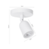 SPOT DE SOBREPOR LED BASIC COM CANOPLA 3000K 7W BIVOLT BRANCO | NORDECOR 6130