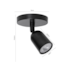 SPOT DE SOBREPOR LED BASIC COM CANOPLA 3000K 7W BIVOLT PRETO | NORDECOR 6132